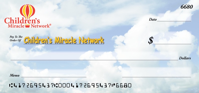 The original CMN display check, 2002 — blue sky and clouds