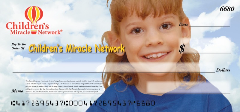 CMN display check featuring Danielle Roeder, 2007